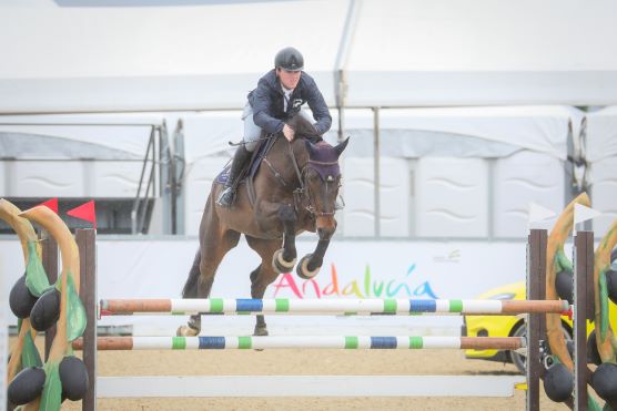 Andalucía Sunshine Tour: vincono le CSIYH*/7YO Sean Monaghan su Domino Van Het Gehucht Z e Konstantin Van Damme su Kilnaboy Cap 1 Sean monaghan Moises Basallote c