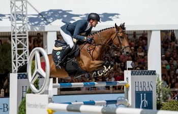 Five Star Jumping International of Valence on the horizon 1 Simon Delestre AgenceRBPresse