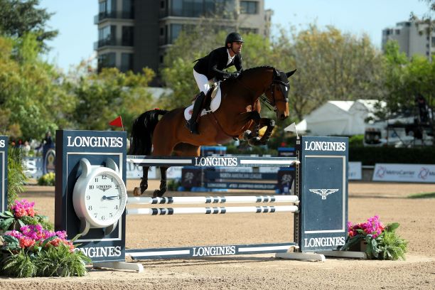 Salvador Onate and Big Red Are Best in Longines FEI Jumping World Cup™ Guadalajara at Triple Copa Scappino CSI4*-W, Presented by 1 Simon Nizri ISR and D Amour From Second Life Z were third Anwar Esquivel photo