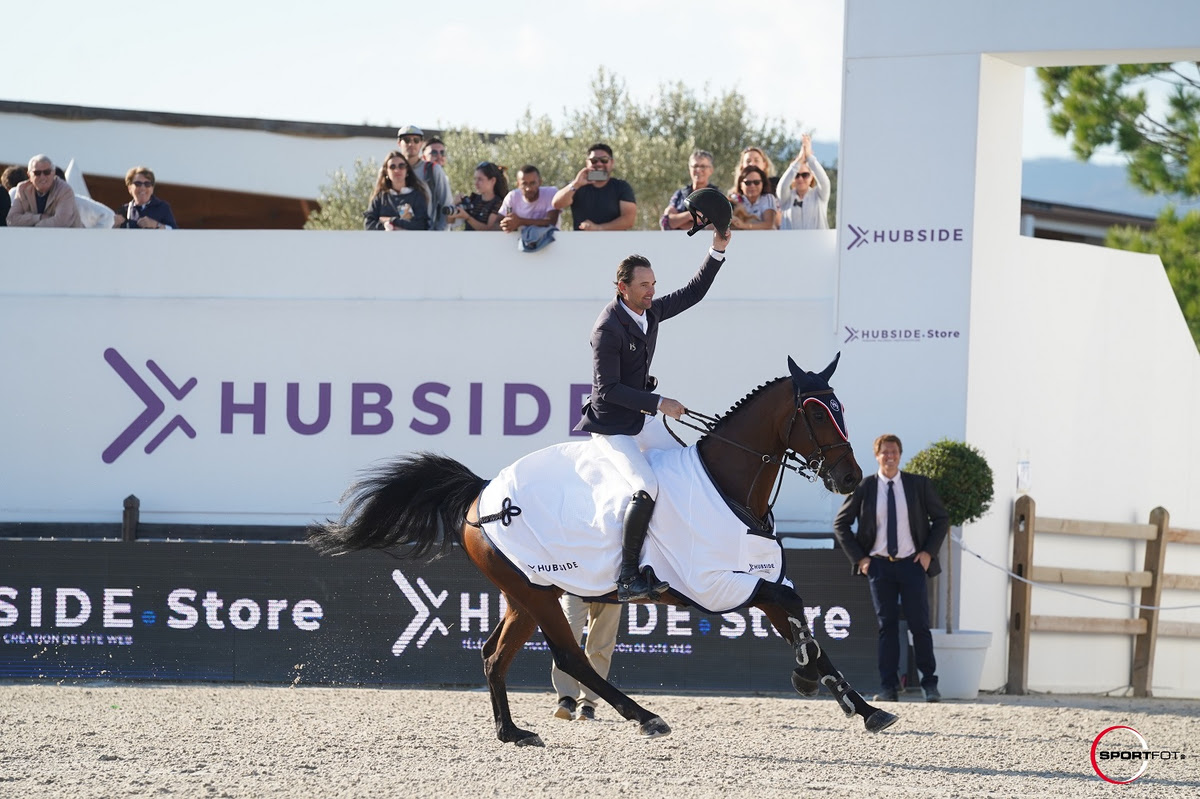 Eduardo Pereira de Menezes vince l'ultimo GP dell'Hubside Jumping Grimaud 2021, Italia quinta con Bologni 1 Sportfot Eduardo Pereira 0