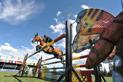 Grand Prix Day at Spruce Meadows: Paul O'Shea wins the ATCO Queen Elizabeth II Cup 5 Spruce Meadows Media Mike Sturk