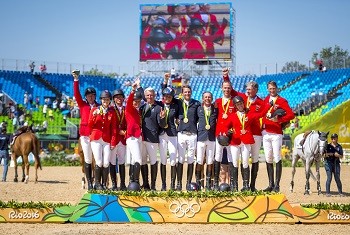 Team Jumping Medalists Gold France Silver USA Bronze Germany 1
