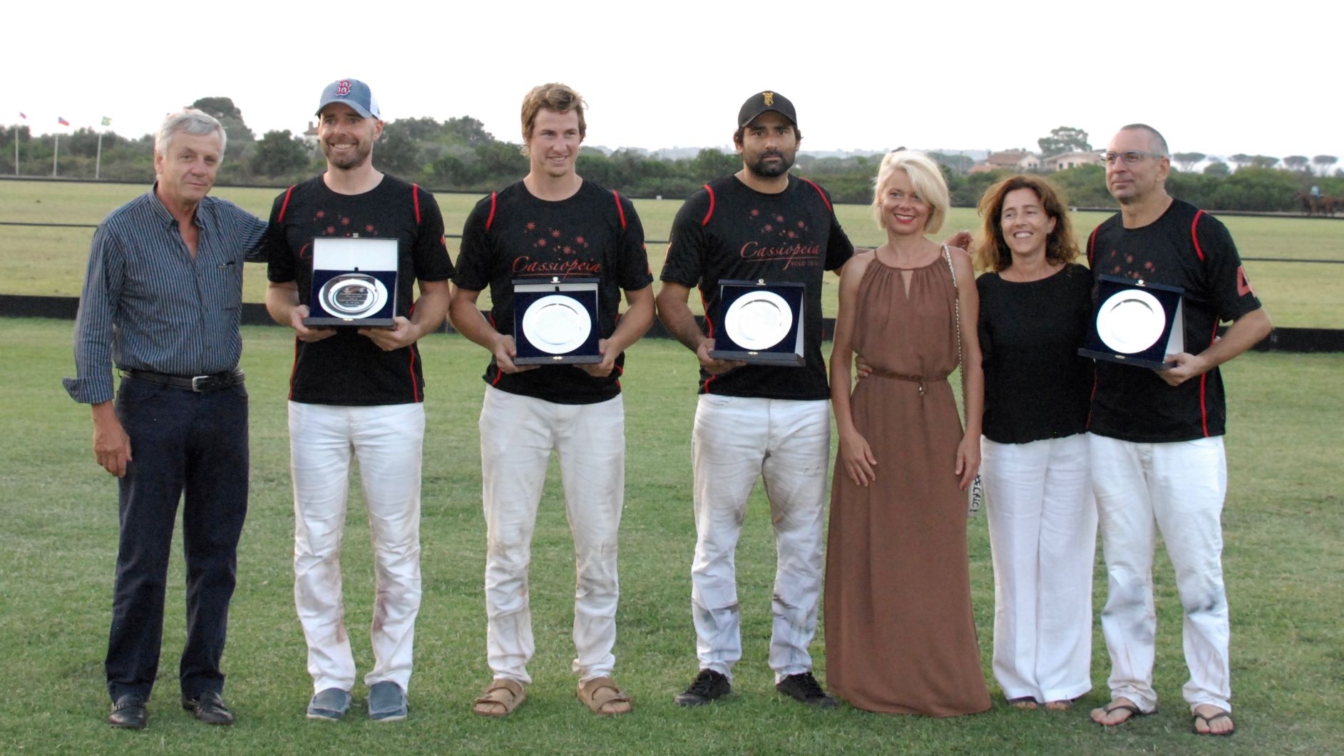 Argentario Polo Club 1 Team vincitore Silver Cup Coppa Comune di Monte Argentario Assessore al turismo Francesca Ballini e Delegato Sport Giuseppe Sordini