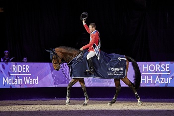 Winners McLain Ward with HH Azur 0