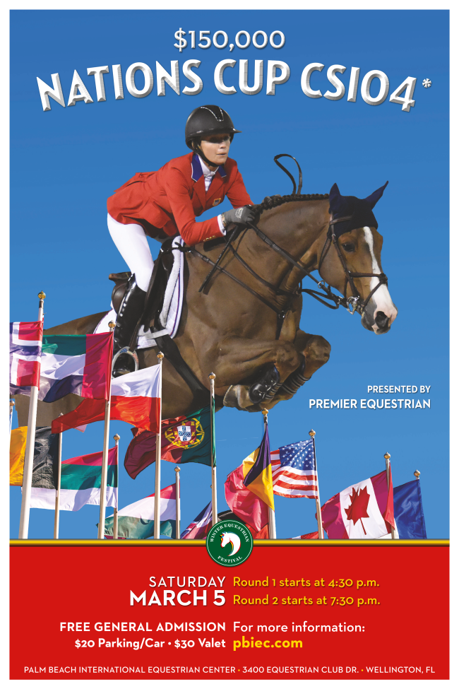 Tutto è pronto per lo CSIO4* di Wellington, grande attesa per la Coppa delle Nazioni di sabato 1 Winter Equestrian Festival 2022 WEF c