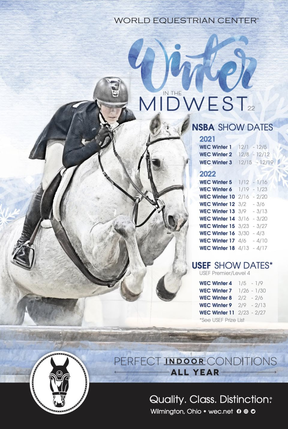 Aperte le iscrizioni per il circuito indoor invernale del Midwest al World Equestrian Center 1 Winter MidWest WEC Ocala c Ph