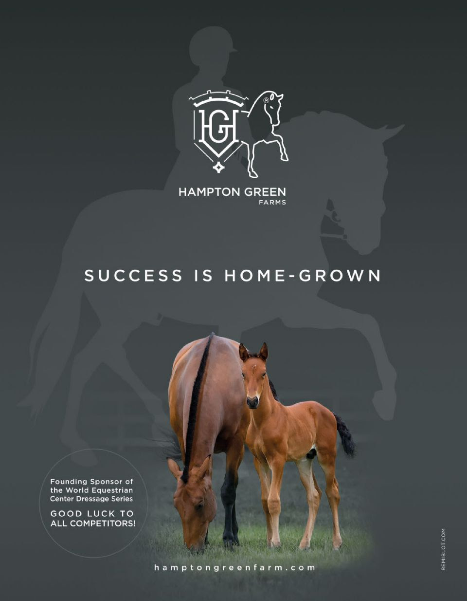 World Equestrian Center – Ocala welcomes Hampton Green Farm as a Founding Partner