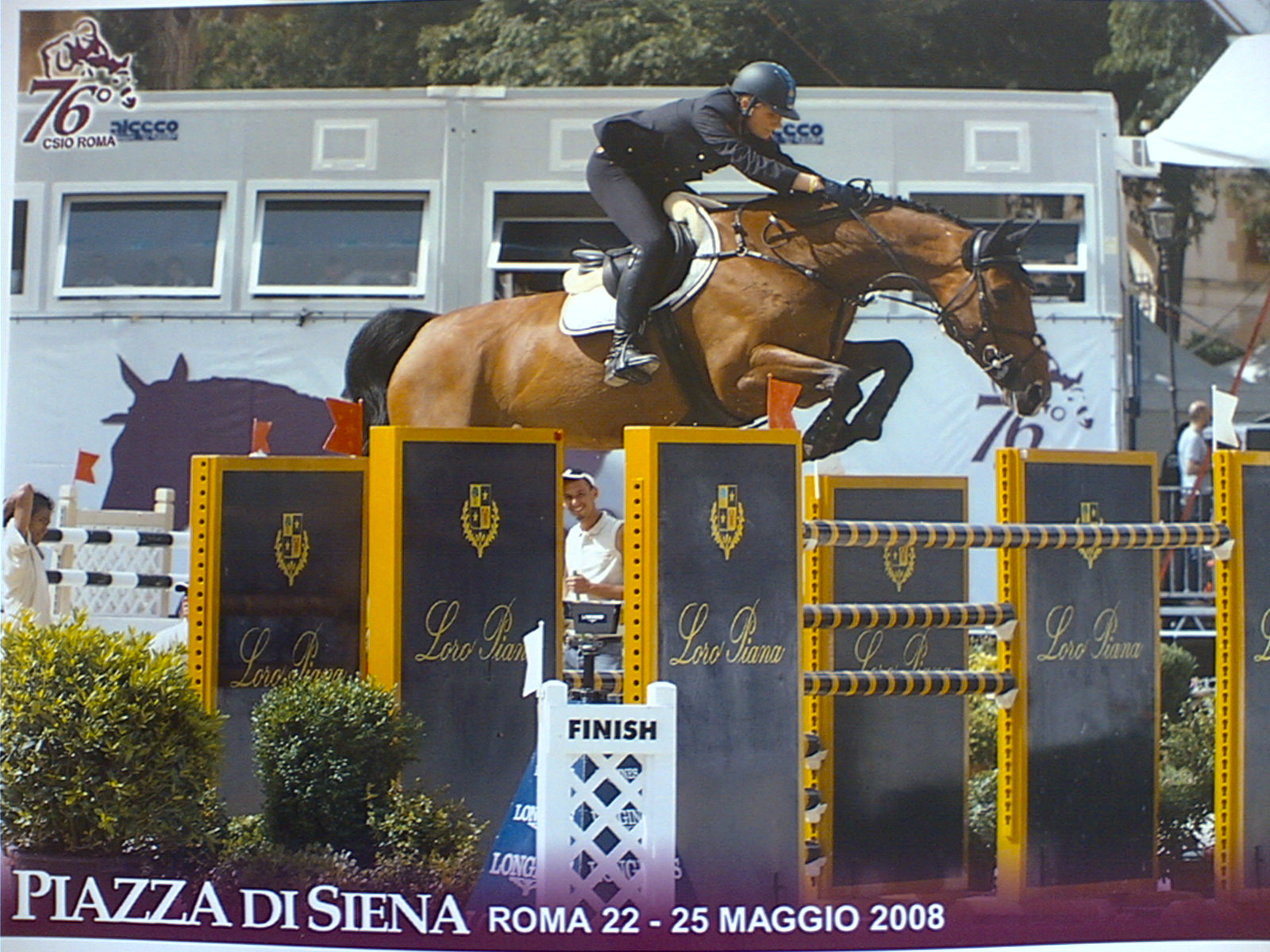 Bene Garcia e Brotto nella gara alta all'Horse Riviera Resort 1 Zorzetto Triplice roma 1