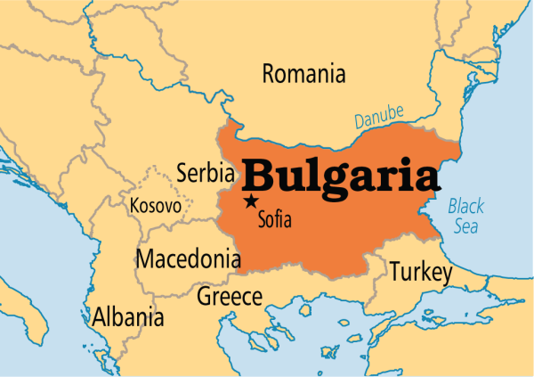 bulgaria map