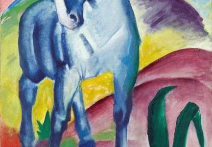 “Il Cavallo Blu 1“, opera di Franz Marc