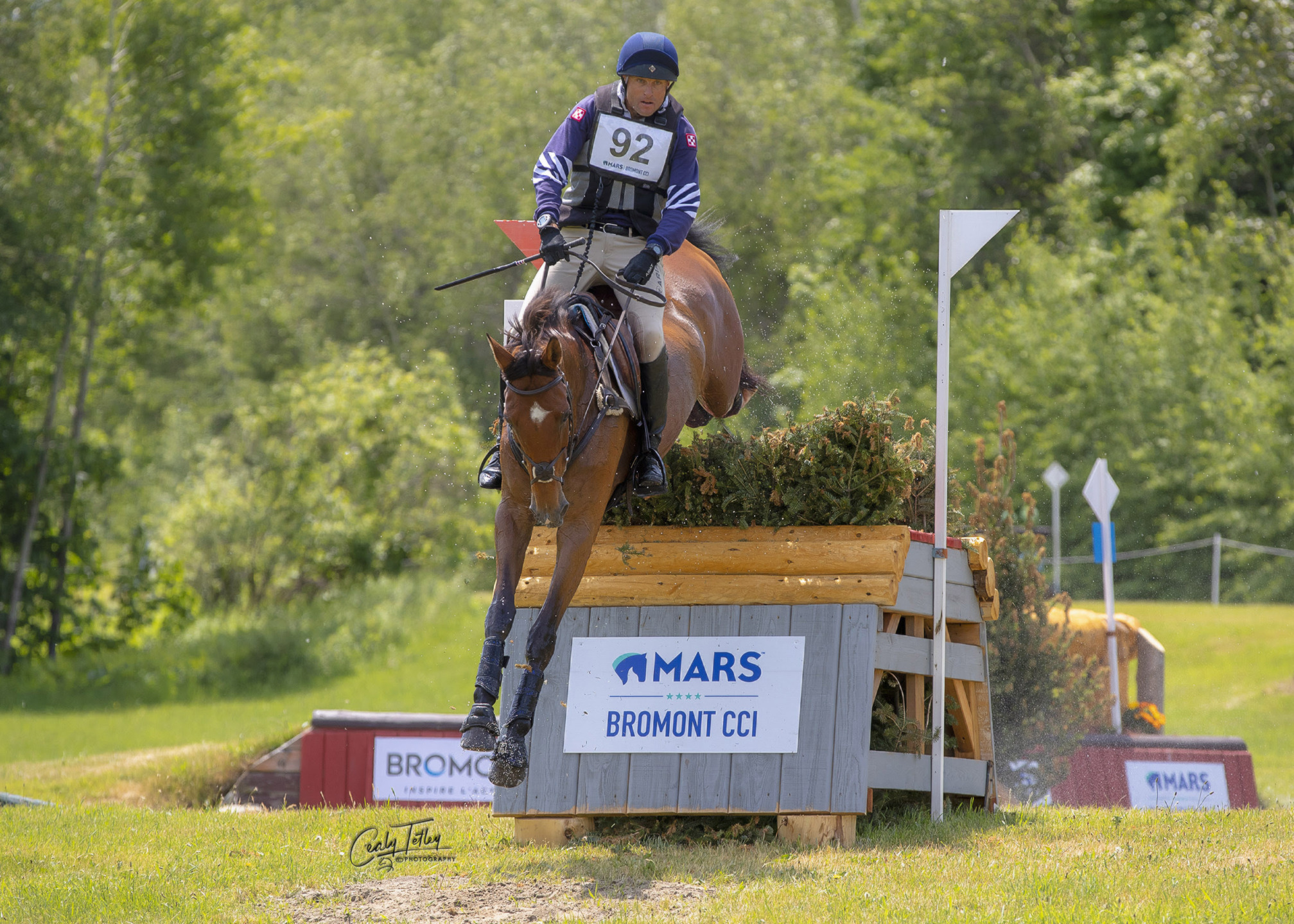 Boyd Martin e Philip Dutton in testa alle classifiche dopo il cross country al MARS Bromont CCI 1 credits Cealy Tetley Boyd Martin and On Cue
