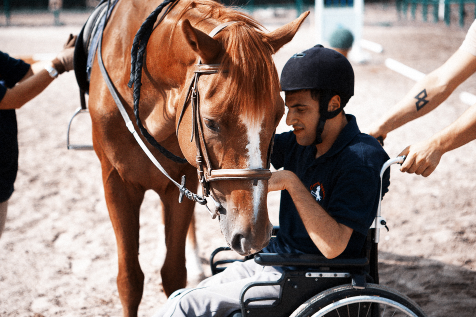 Rehabilitation equestrian course in Emilia Romagna 1 disabile a cavallo1