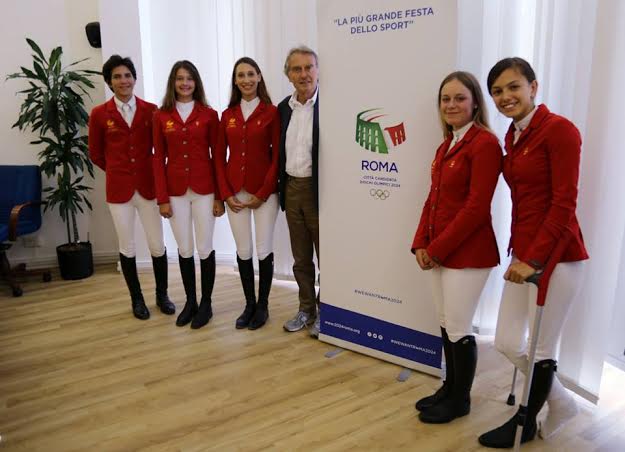 FISE Lazio Roma 2024, Olympic dream 1 foto conf olmpiadi roma 2024 1