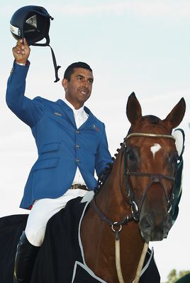 CSI3*: Italian rider Juan Carlos Garcia rides to victory in the GP 1 garcia 8