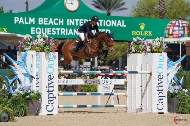 2021 Winter Equestrian Festival. Finale fantastica per Harrie Smolders e Monaco 1 harrie smolders sportfot. 0