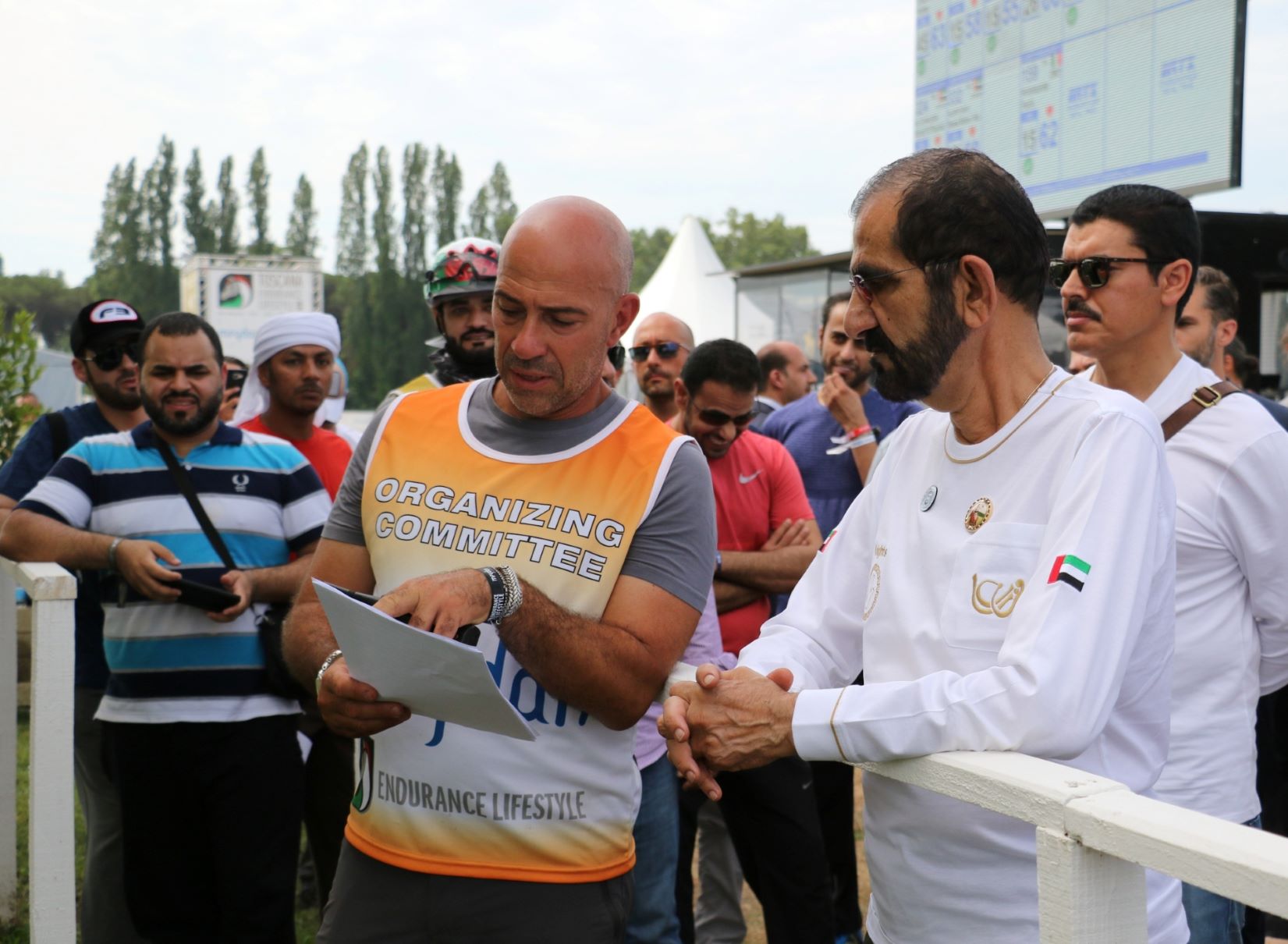 TOSCANA ENDURANCE LIFESTYLE 2018 HA FATTO IL SALTO DI QUALITA’ CAVALLI E CAVALIERI DA TUTTO IL MONDO TRAINO PER L’ECONOMIA 1 laliscia maktoum1