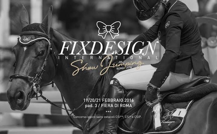 Fixdesign International Show Jumping to get underway 1 logo fixdesign cavalli roma 1