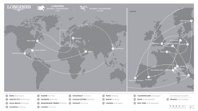 Longines Global Champion Tour: calendario 2020 1 longines global champion tour mappa