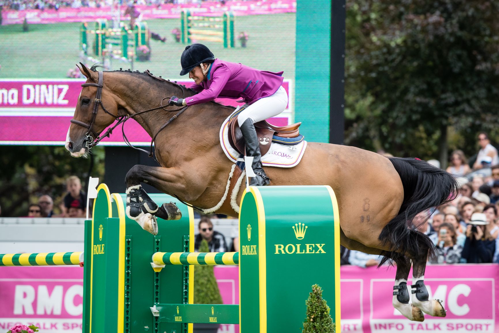 The « leading women » of the International Jumping of Dinard 1 luciana diniz