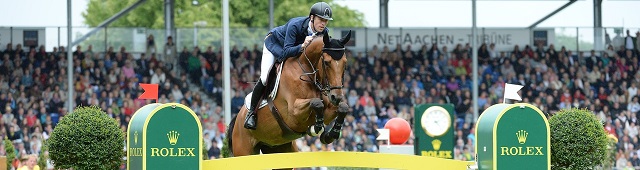CHIO AACHEN HOSTS THE SECOND MAJOR OF THE YEAR RIDERS COMPETE TO BE CROWNED CHAMPION OF THE ROLEX GRAND 1 rolex scott brash
