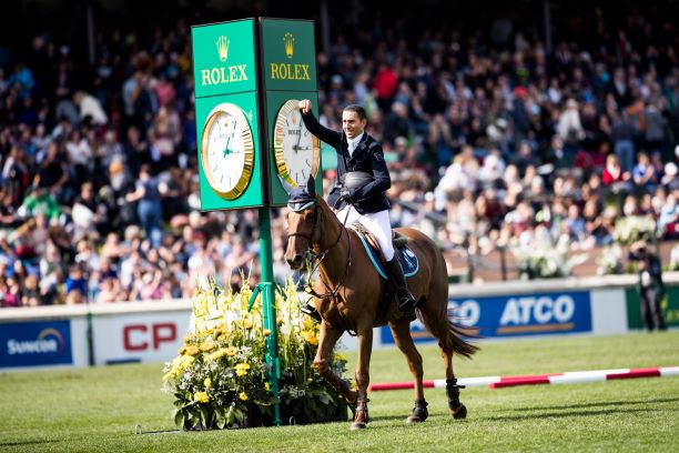 SAMEH EL DAHAN (EGY) RIDING SUMA’S ZORRO WINS THE CP ‘INTERNATIONAL’, PRESENTED BY ROLEX AT THE CSIO SPRUCE MEADOWS ‘MASTERS’ 1 rolex. SAMEH EL DAHAN EGY RIDING SUMAS ZORRO