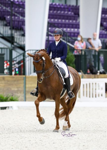 Dressage : Sarah Tubman torna trionfante al World Equestrian Center 1 sara 2