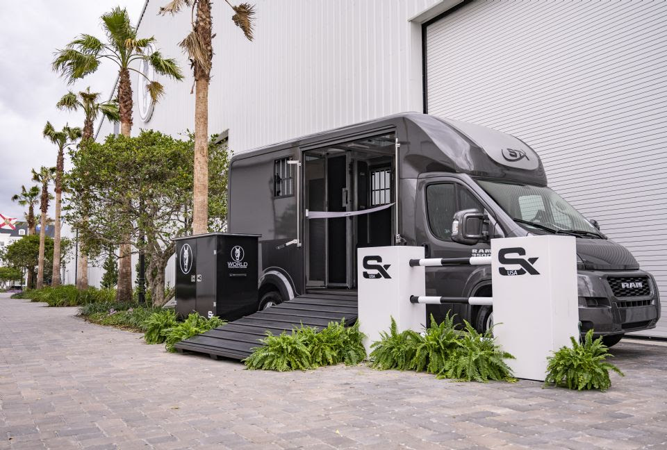 stephexSTX Vans are on display at World Equestrian Center Ocala. Photo by Andrew Ryback Photography