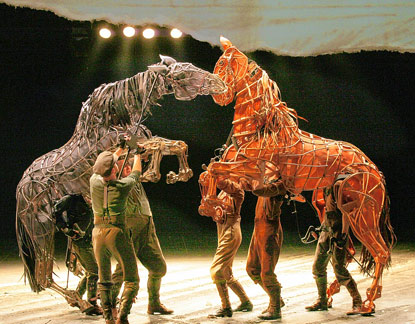 Una chicca speciale presentata al Brabant Indoor: un assaggio dello spettacolo teatrale del momento, Warhorse! 1 war horse