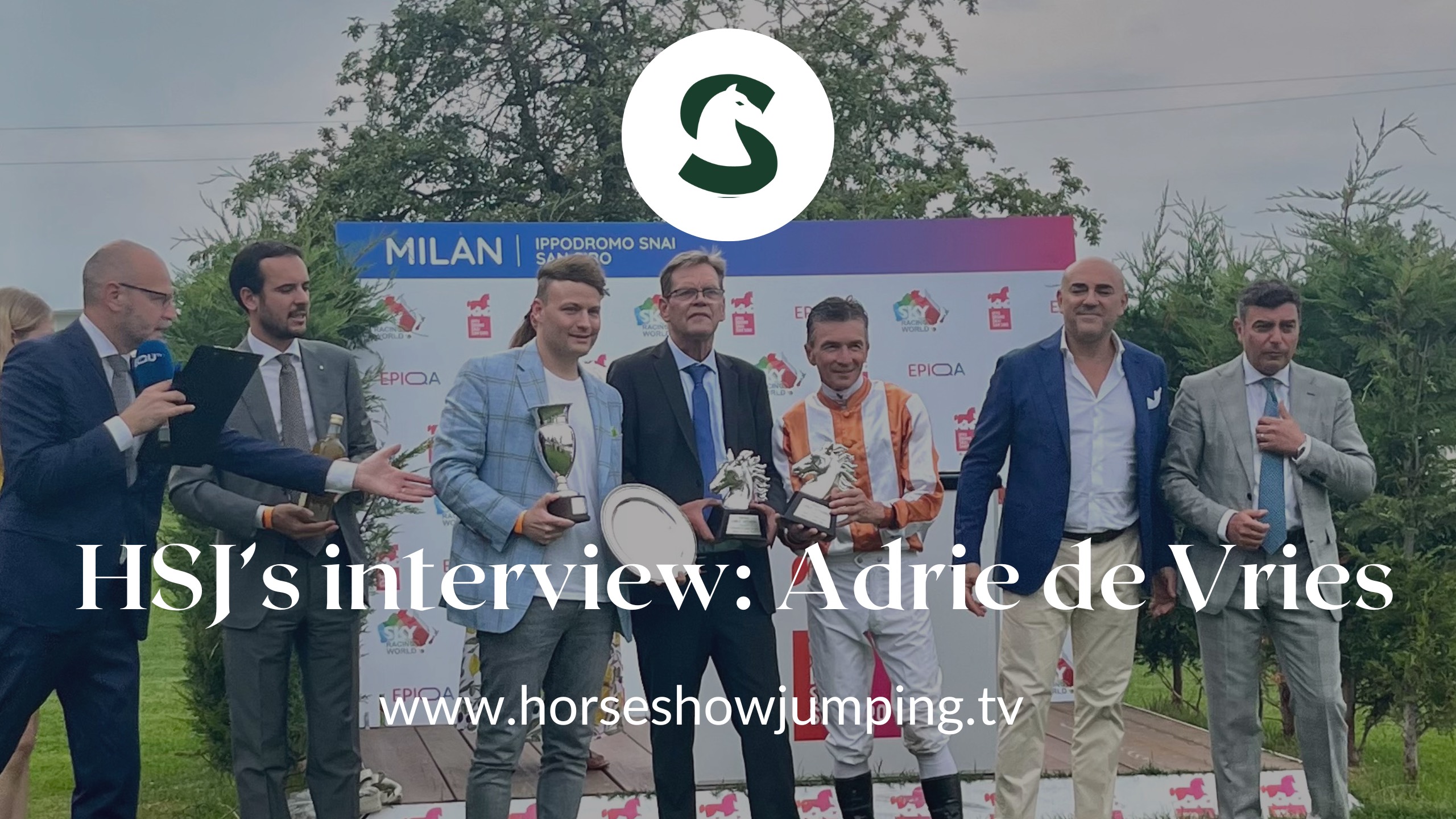 Adrie de Vries jockey Ippodromo di San Siro Premio Carlo Vittadini