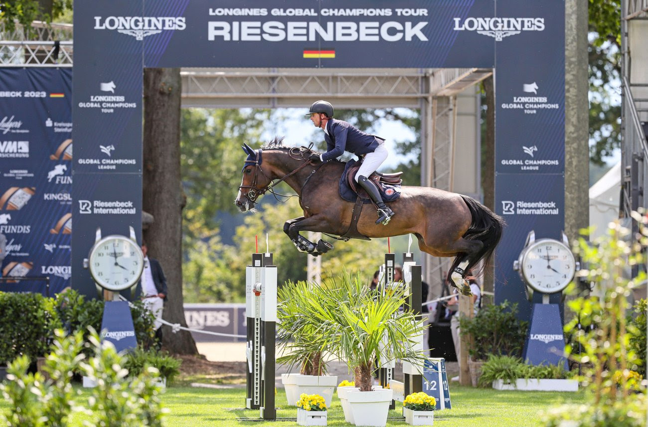 Ben Maher trionfa nel Longines Global Champions Tour di Riesenbeck 1 Longines Global Champions Tour di Riesenbeck, Ben Maher e Ginger Blue