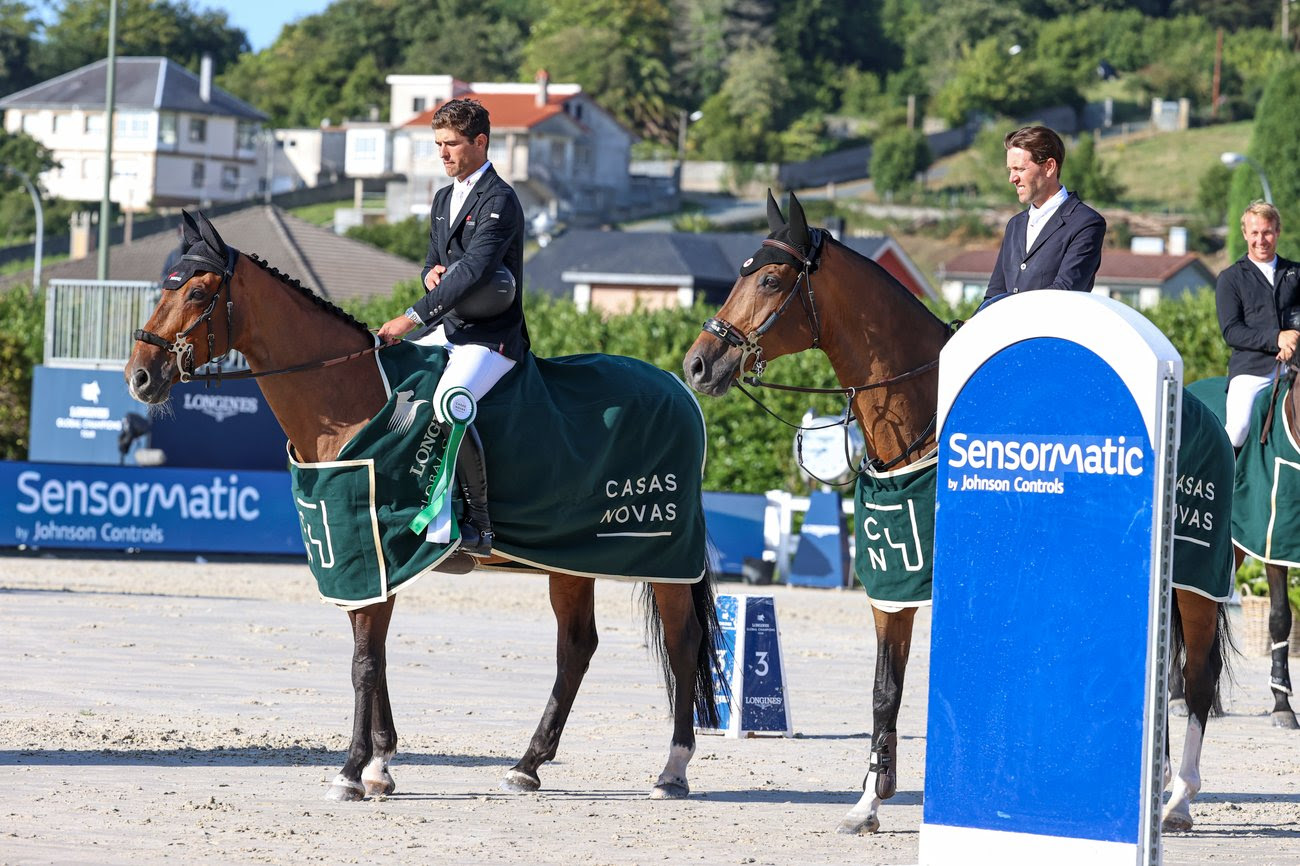 Bettendorf e Delestre condividono il primo posto nell'ultima prova del LGCT di A Coruña 1 Victor Bettendorf e Simone Delestre ad A Coruna