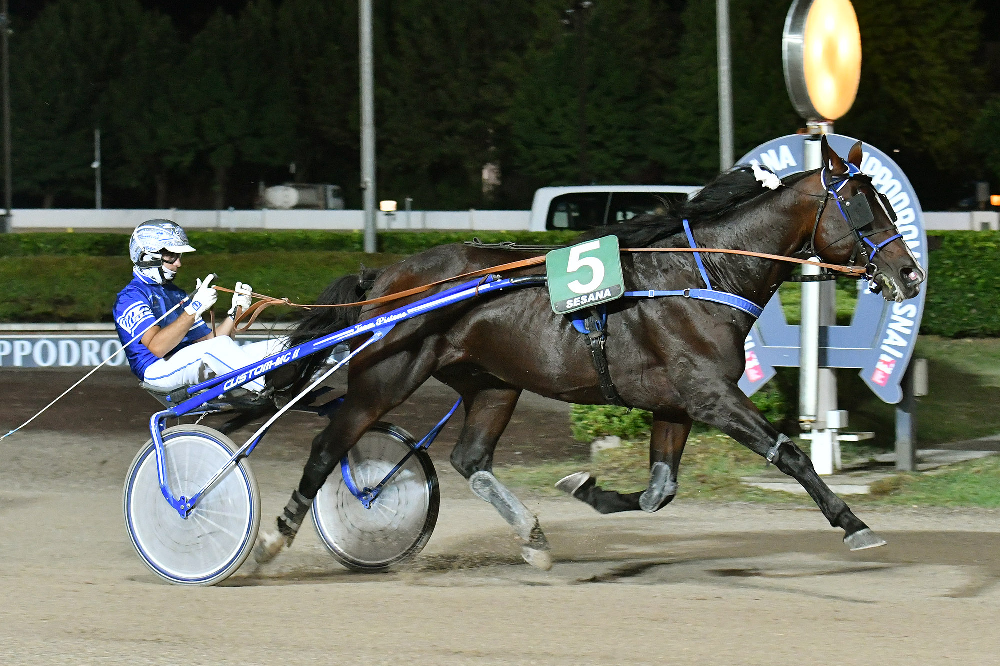 All'Ippodromo SNAI Sesana giovedì sera di corse in ricordo di Roberto Andreghetti 4 CORSA3 PREMIO MAURO BIAGINI