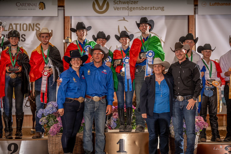 Campionati del Mondo di Reining Oro team young