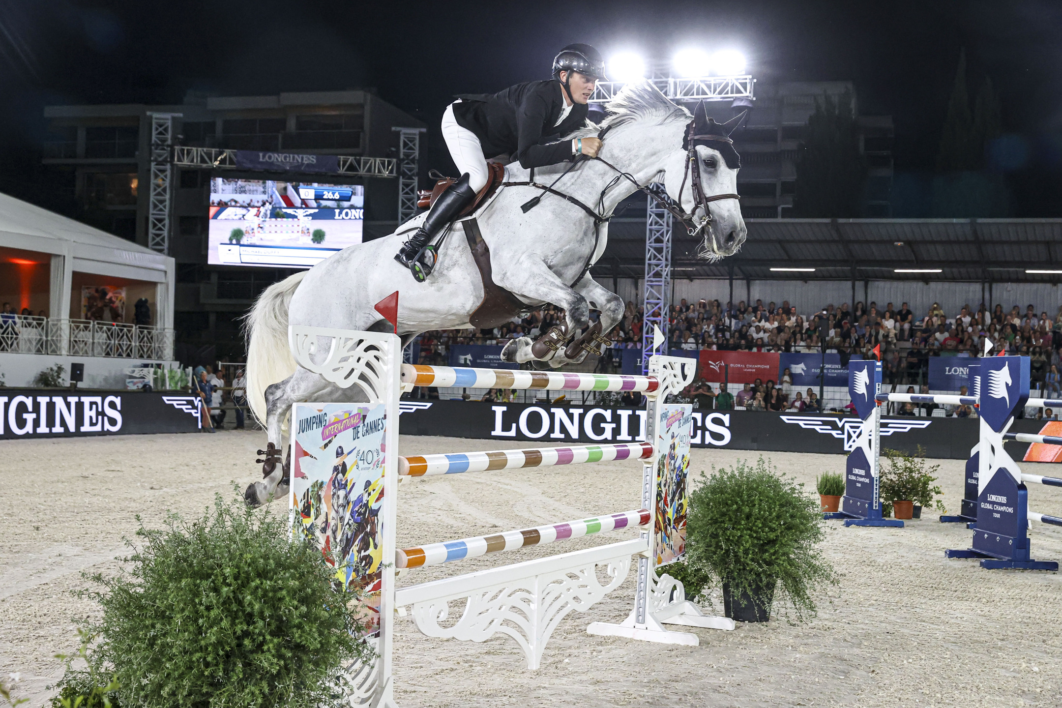 Michael Duffy on Cinca 3 during LGCT of Cannes where he obtained the third position in the LGCT Grand Prix