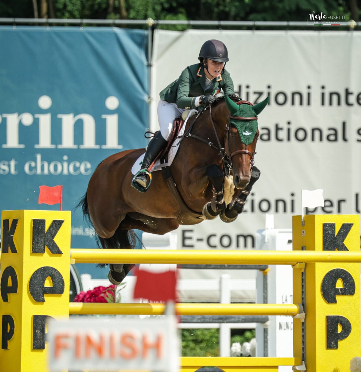 Niamh Mcevoy on Templepatrick Welcome Limmerick at FEI European Championships Gorla Minore 2023