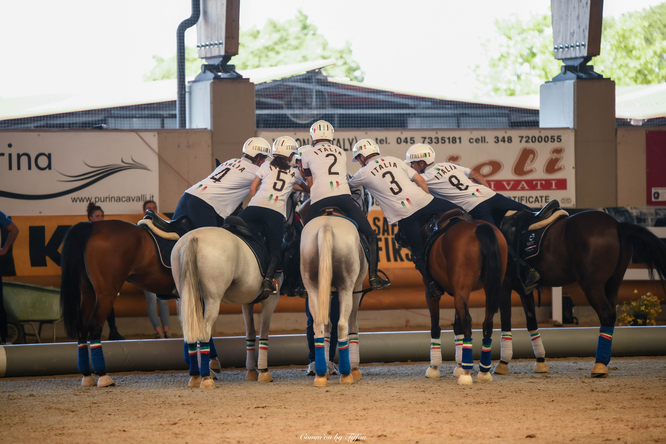 La squadra italiana U16 ai Campionati Europei di Horseball