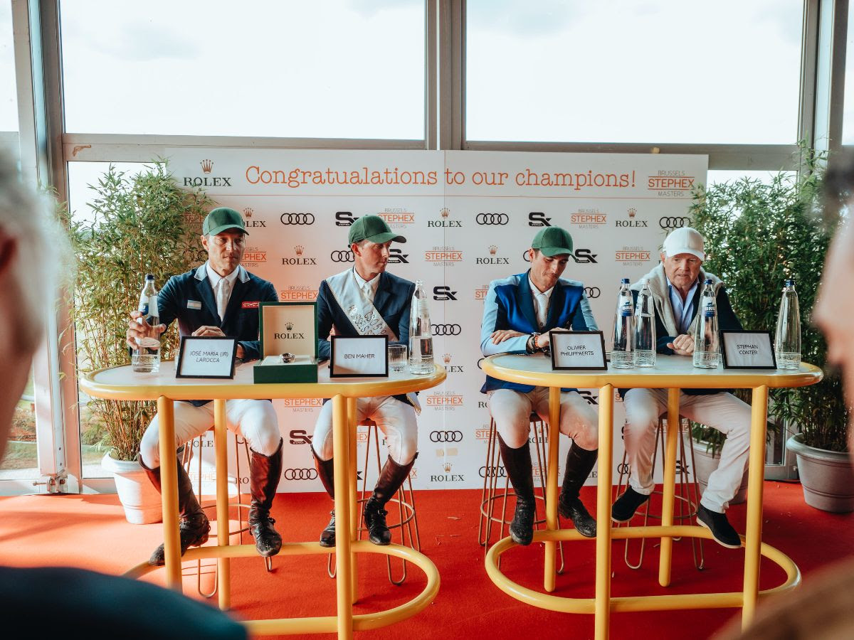 BRUSSELS STEPHEX MASTERS press conference after GP CSI5