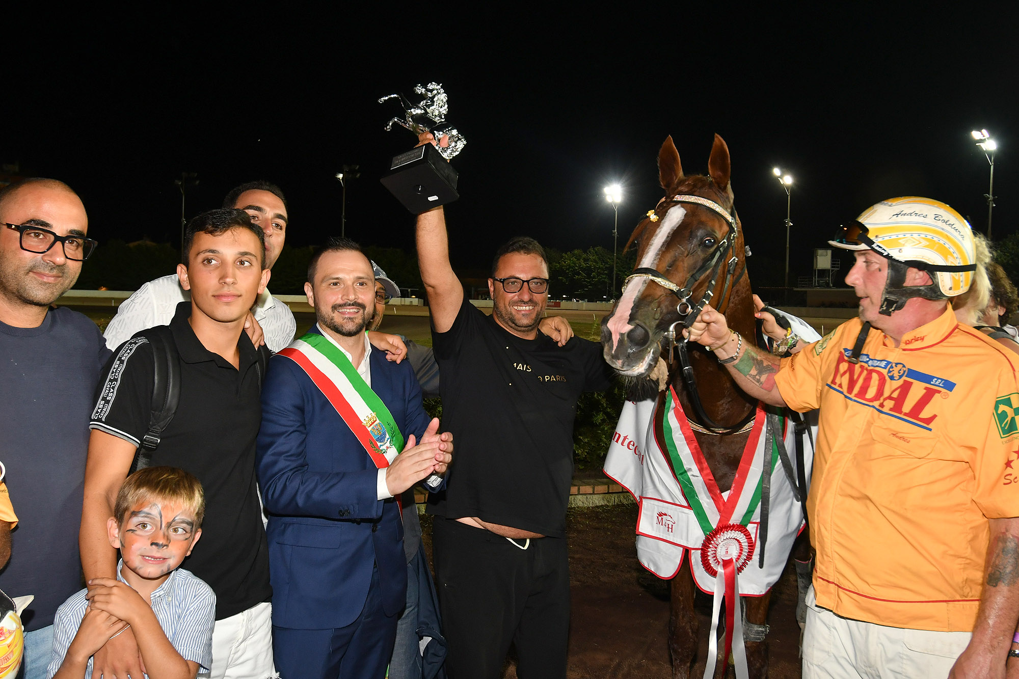 All’Ippodromo SNAI Sesana un super Vernissage Grif 4 CORSA8 FINALE GRAN PREMIO CITTA DI MONTECATINI PREMIAZIONE 1
