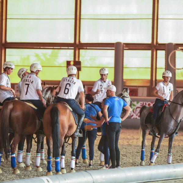 Squadra italiana ai Campionati Europei di Horseball 2023