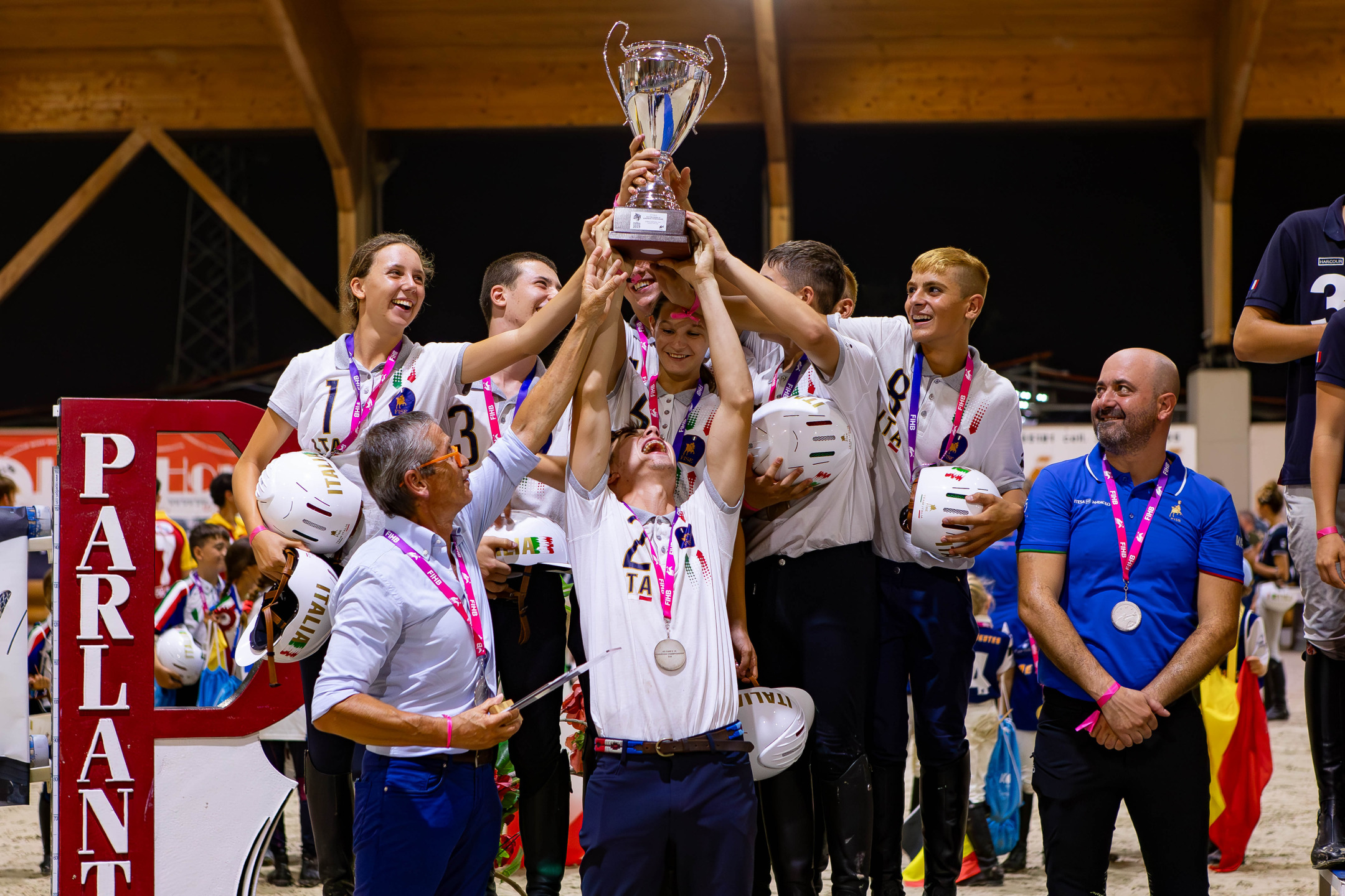 Thrilling Conclusion of the European Horseball Championships 1 Italy won the Under 10 category horseball european championships