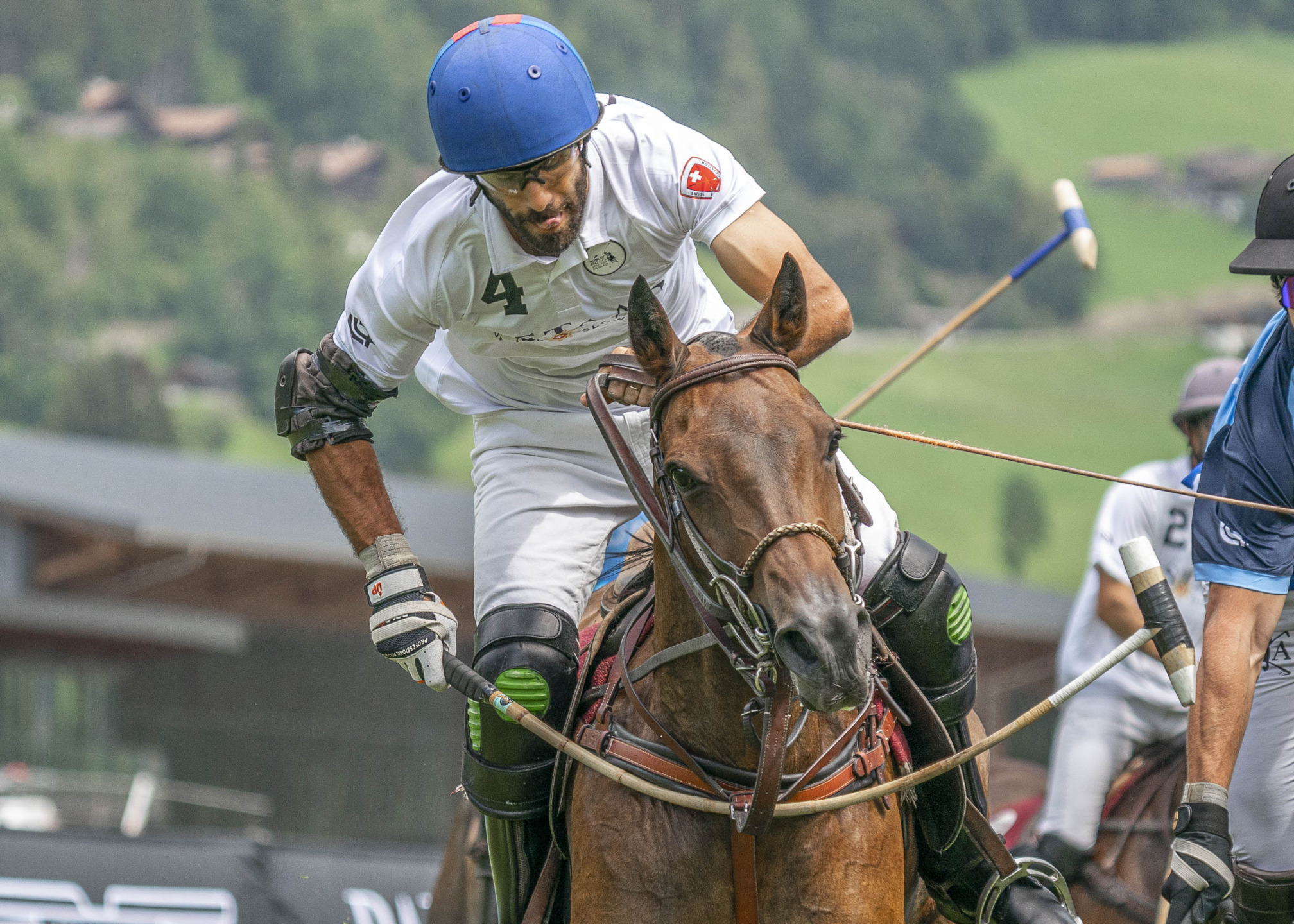 Raul Laplacette (Gstaad Polo), omnipresent on the field today