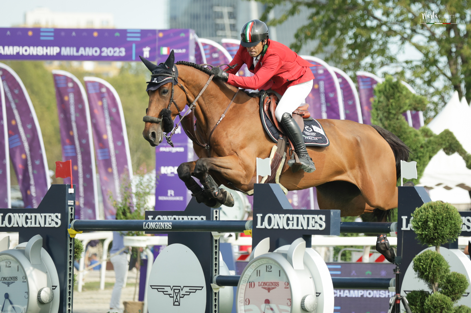 Emanuele Camilli e Odense Odeveld a Milano Jumping 2023