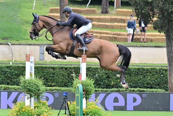 Campionati Europei 2023 di salto ostacoli, Emanuele Camilli su Odense, crediti Sassofotografie