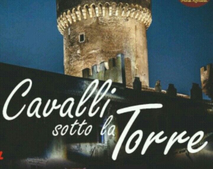 Cavalli sotto la torre locandina