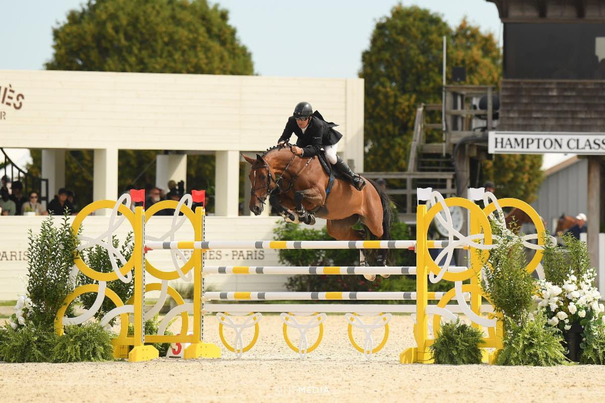 Dittmer Slices and Dices to Win the $39,000 Flecha Azul 5* Speed Stake at the 2023 Hampton Classic Horse Show 3 Aaron Vale USA and I.Adermie R 4 1