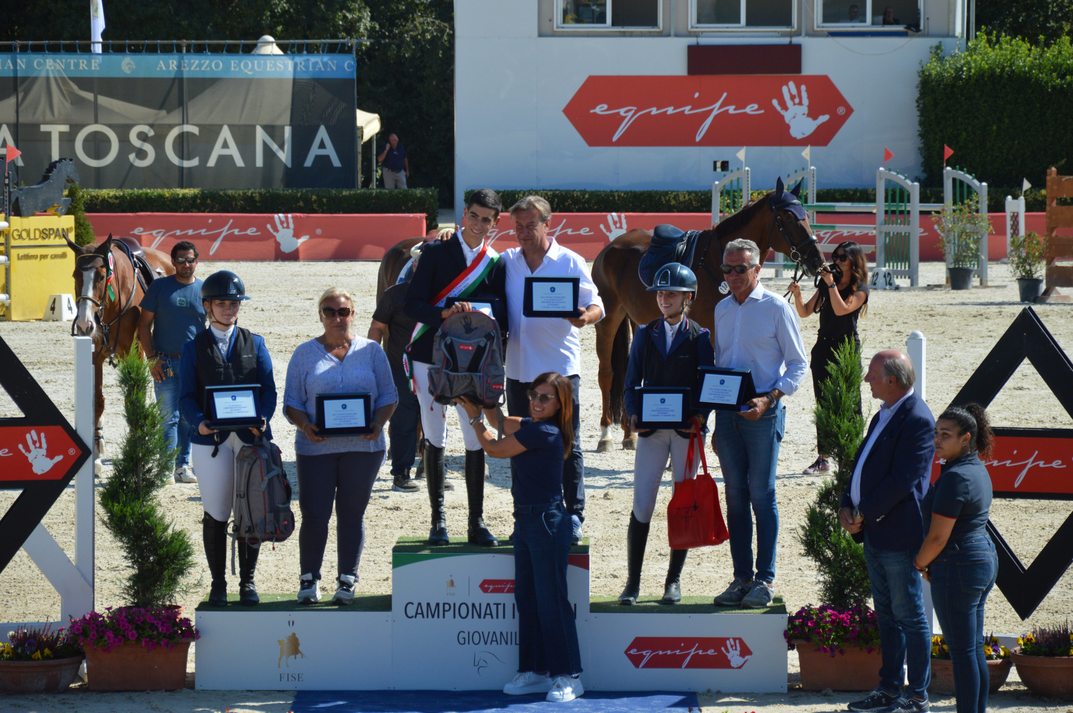 Premiazioni Criterium Juniores H135