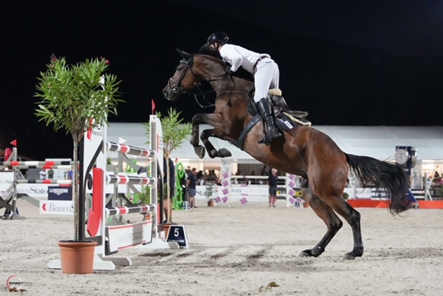 Poker elvetico per tenere a battesimo il 30° Longines CSI Ascona 1 Ascona CSI4* ; thursday csi2 1m40 ; 247, Coriana von Gurbrue, Zurcher Michael ; Sportfot