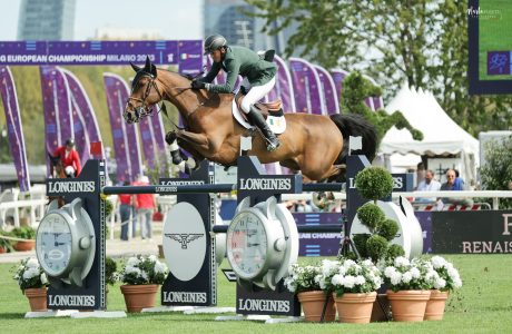 Trevor Breen - IRL - on Highland Presindent - Speed and Handiness - Fei Jumping European Championship - Milano 2023
