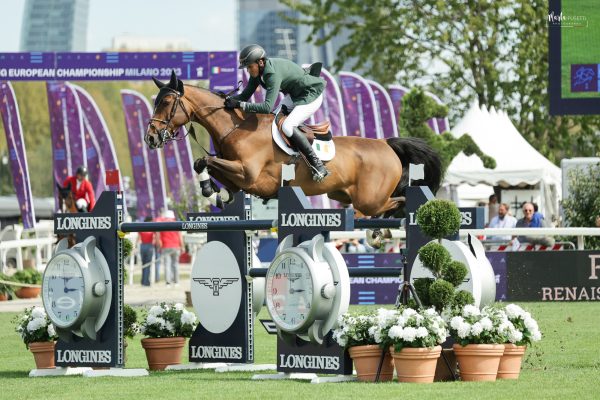 Trevor Breen - IRL - on Highland Presindent - Speed and Handiness - Fei Jumping European Championship - Milano 2023