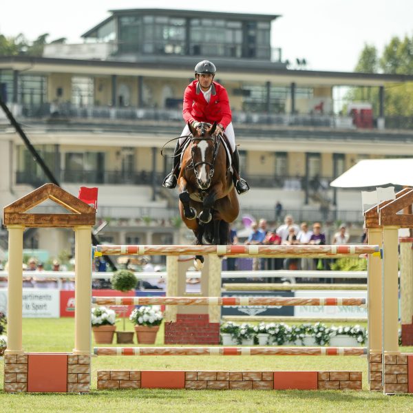 Steve Guerdat with Dynamic de Belheme at FEI European Championship Milan 2023